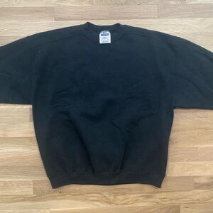 Women’s XL/Mens L - Vintage Black Jerzees Crewneck